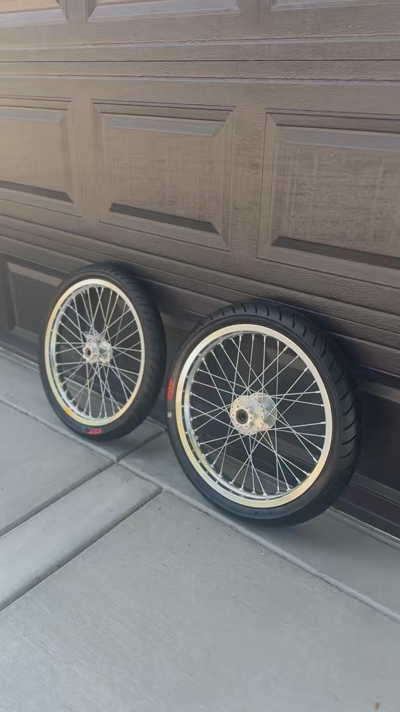 lbx/eride chrome wheels 17 inch